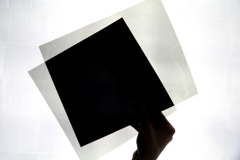 Polarizační fólie - Typ: Kruhová - levotočivá, Rozměr: 10x10 cm