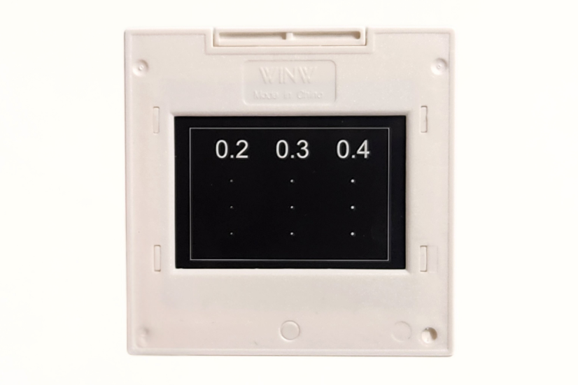 Sada difrakčních mřížek v rámečku