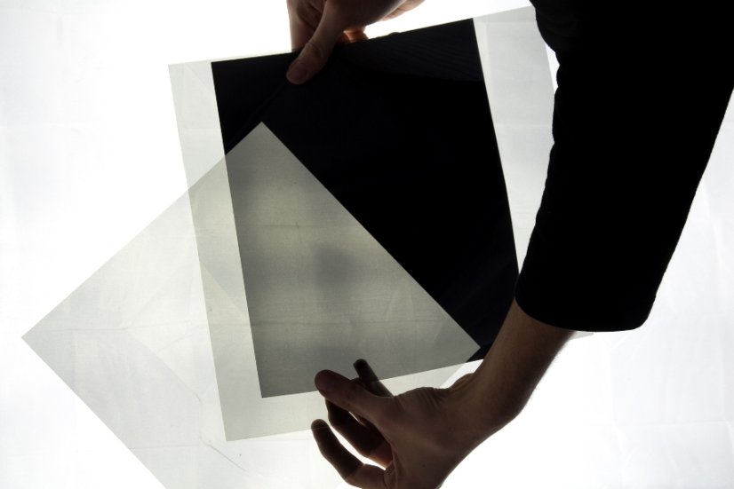 Polarizační fólie - Typ: Kruhová - levotočivá, Rozměr: 10x10 cm